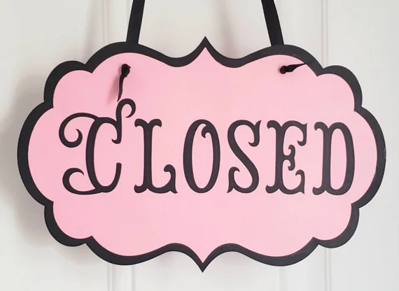 Closed Sign
